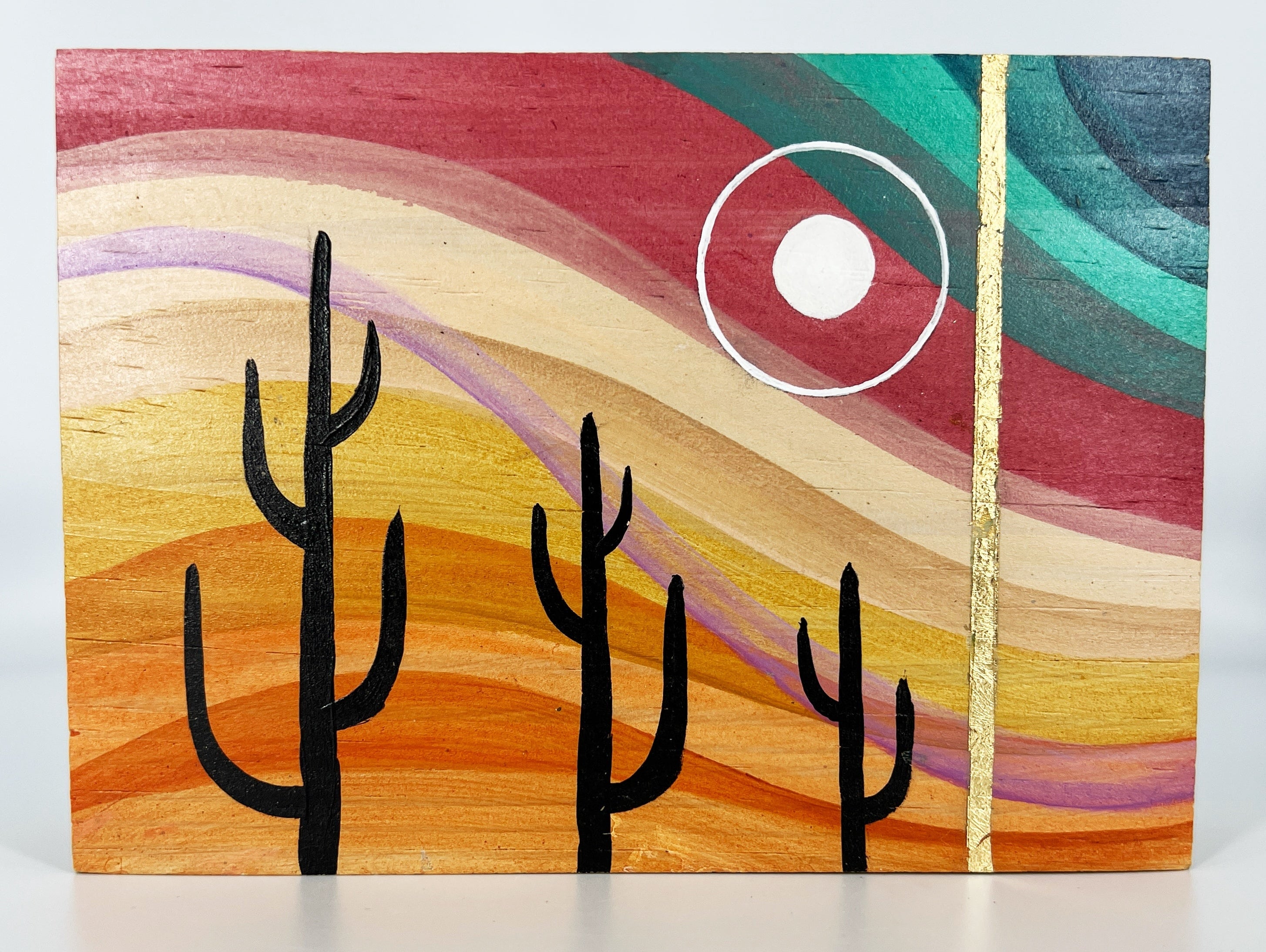 Woven Skies #58 - Original Art by Laura Thomas