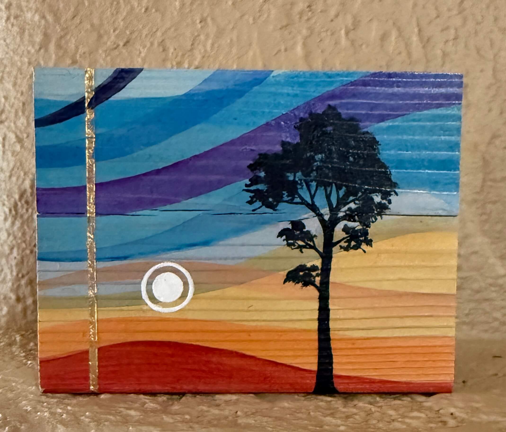 Woven Skies #29 - Original Art by Laura Thomas