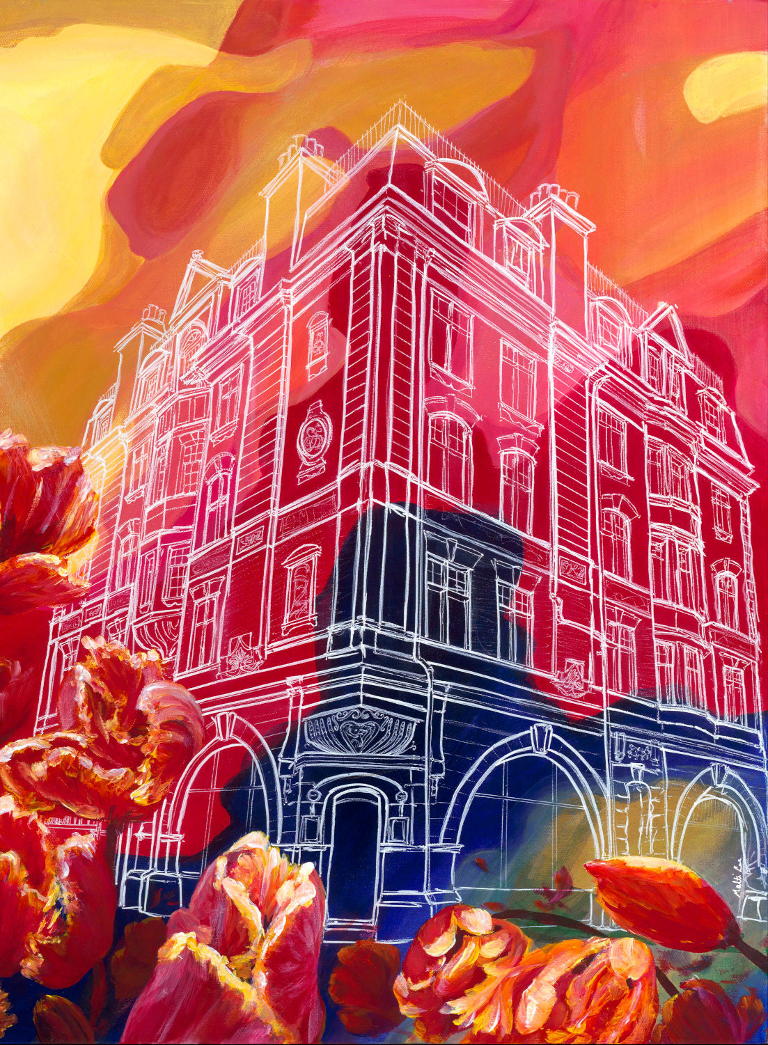 Coming Home Print by Malti B Lee + 11"x14"