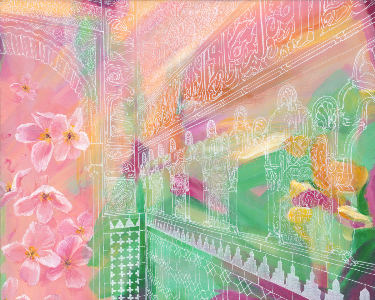 Emerald Sunlight Print by Malti B Lee + 11"x14"