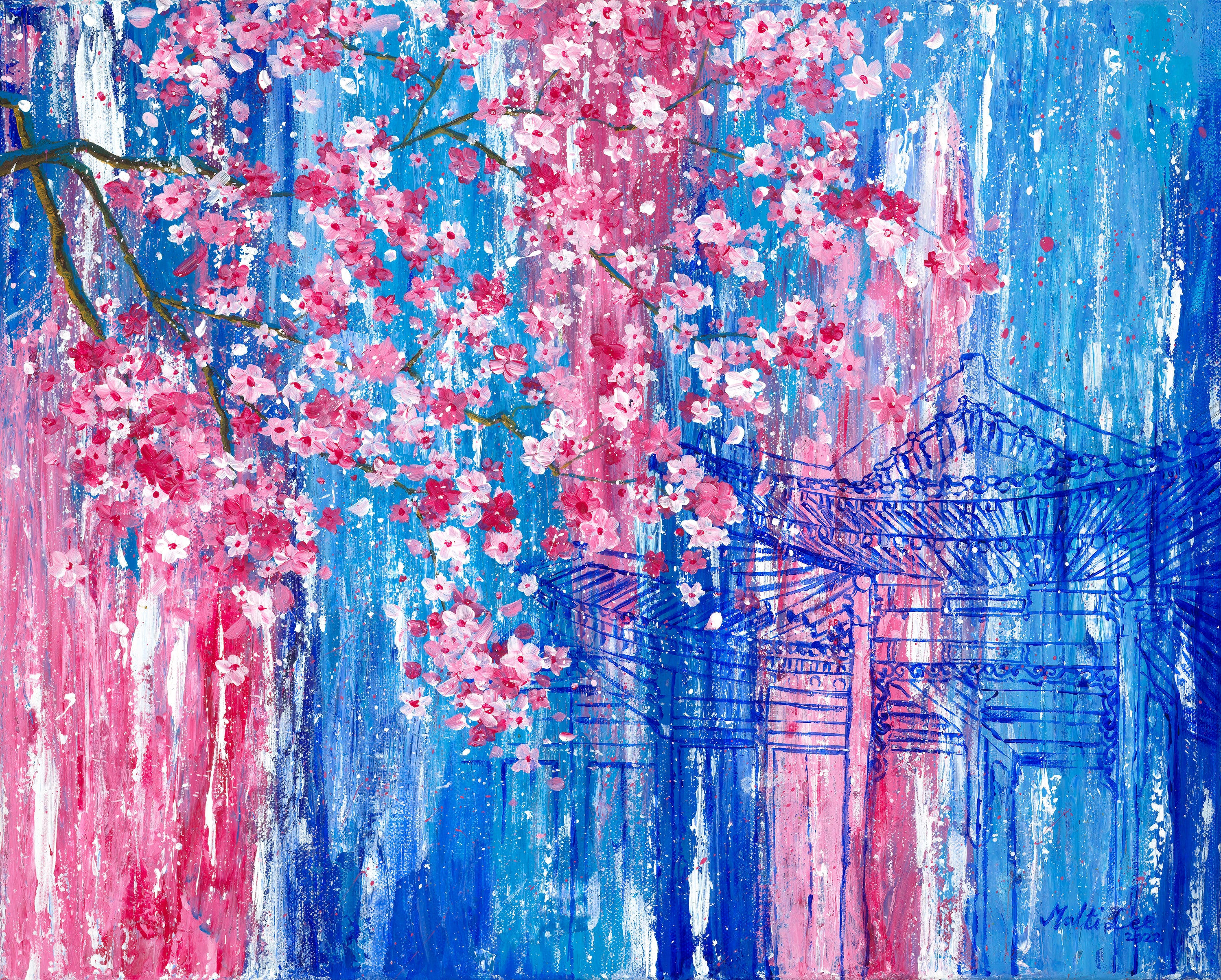 Inspired by Seoul, No. 2 Print by Malti B Lee