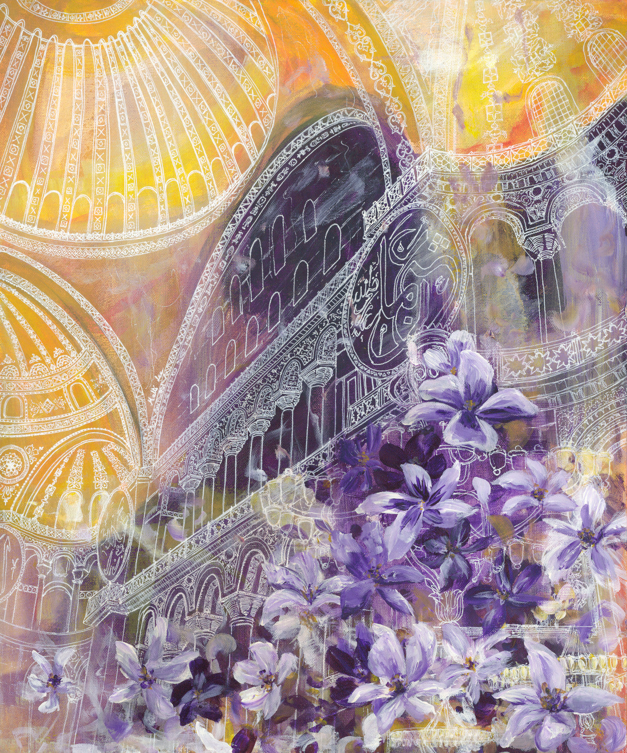 Pathway to the Sanctum Print by Malti B Lee + 11"x14"