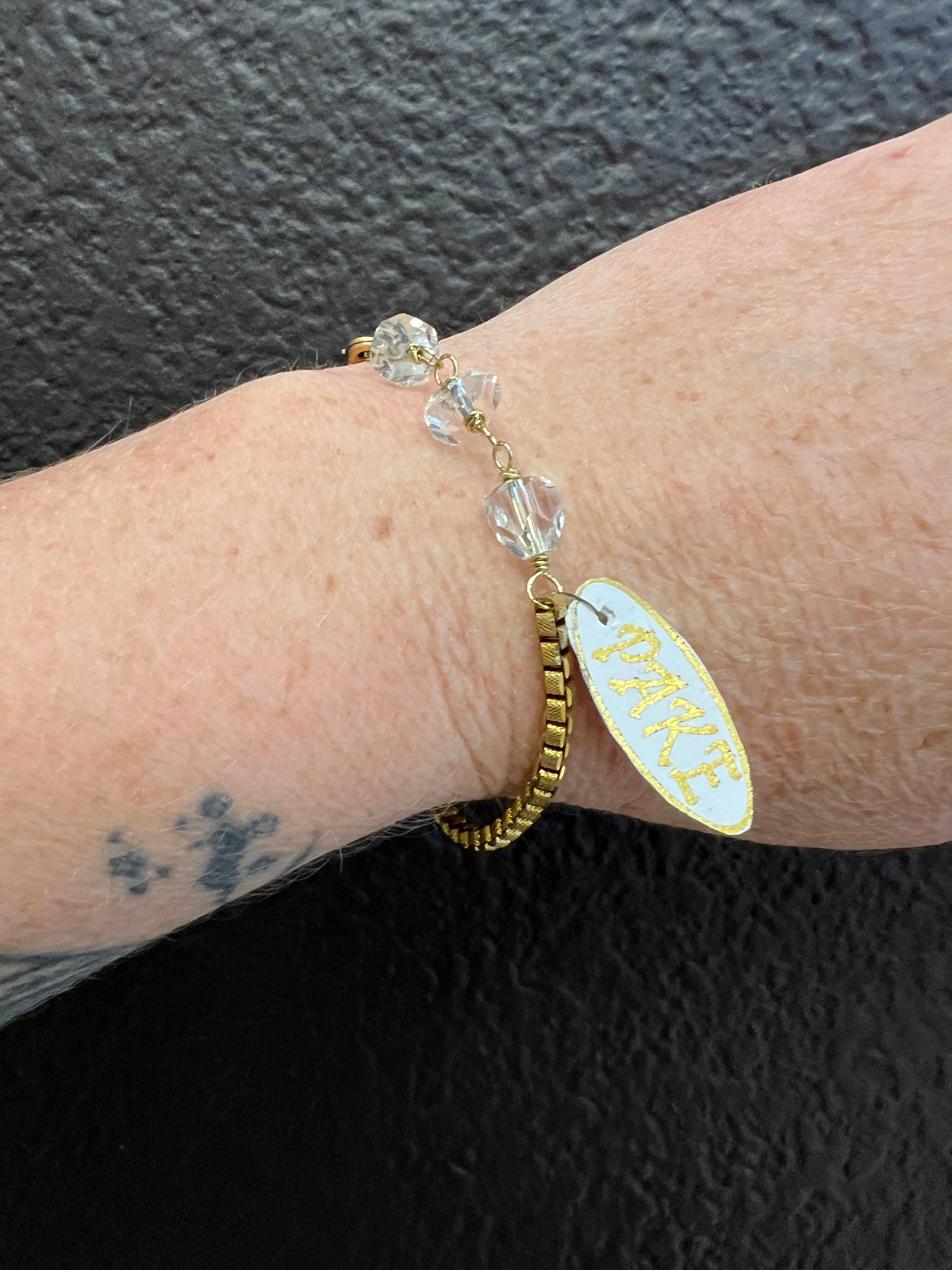 Vintage Coco Chanel Chain with Quartz Bracelet by Pake