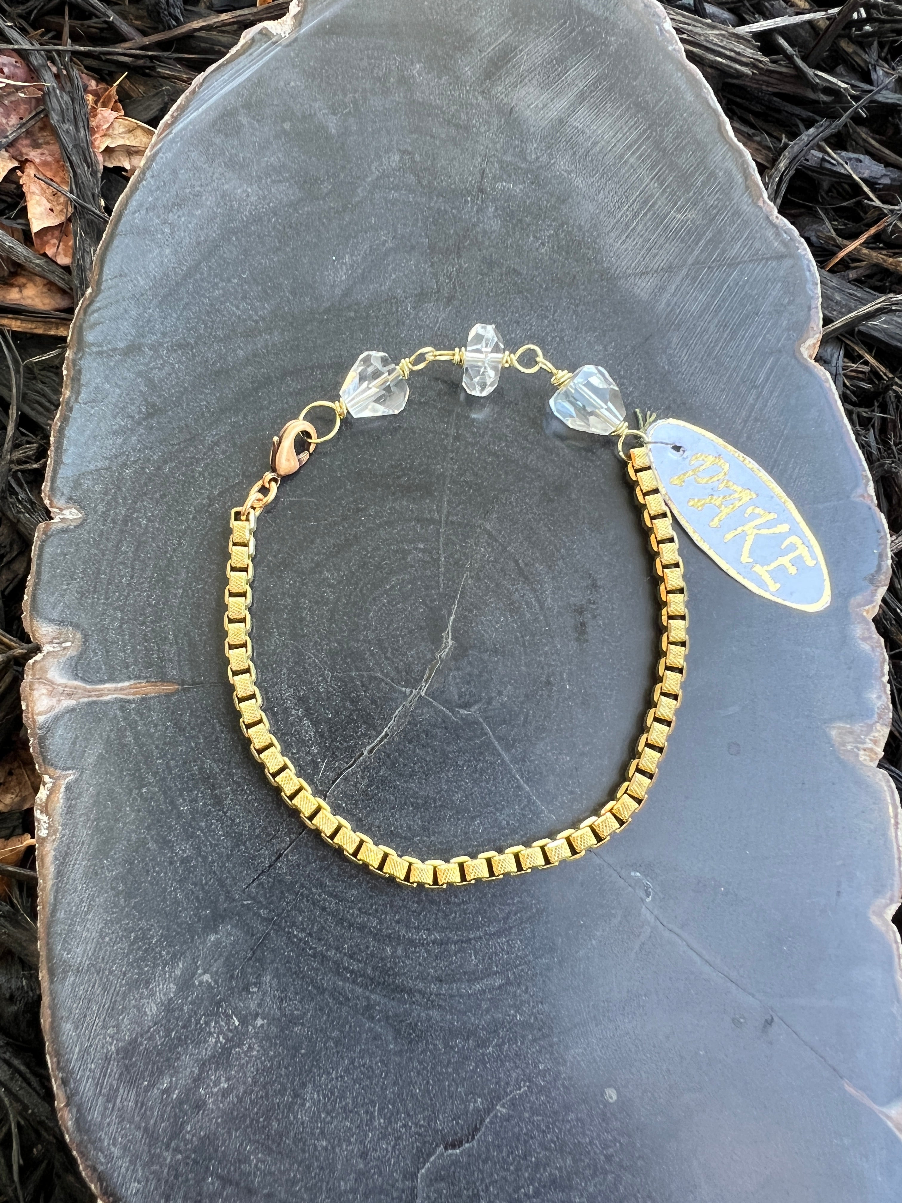 Vintage Coco Chanel Chain with Quartz Bracelet by Pake