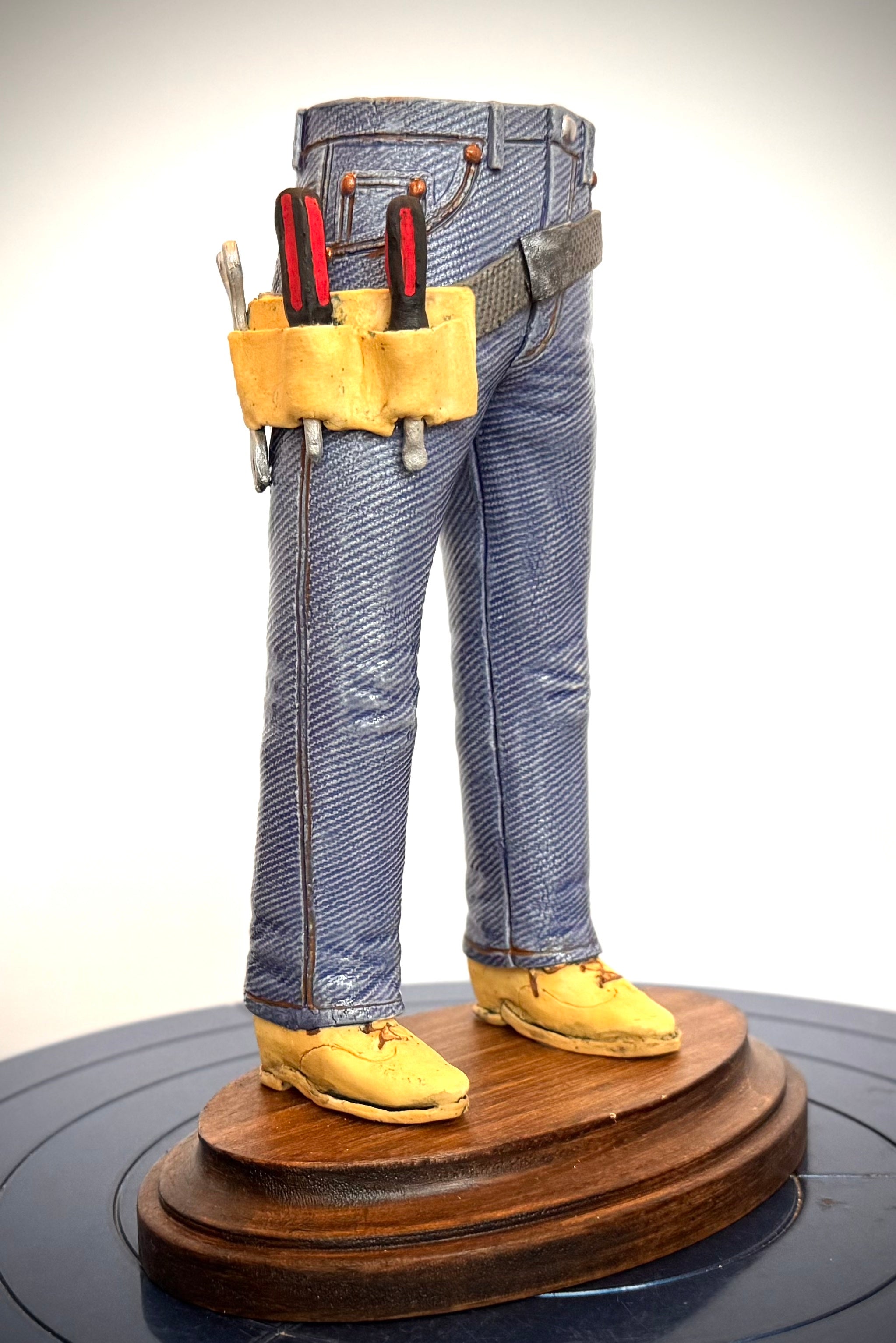 Walkabout Jeans with Construction Belt and Work Boots by Pamela Gross