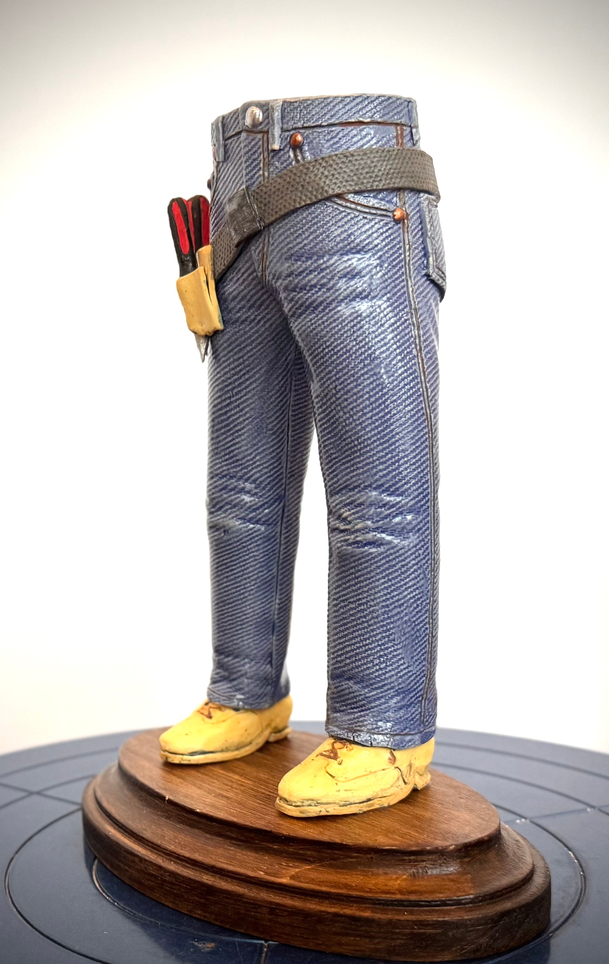 Walkabout Jeans with Construction Belt and Work Boots by Pamela Gross