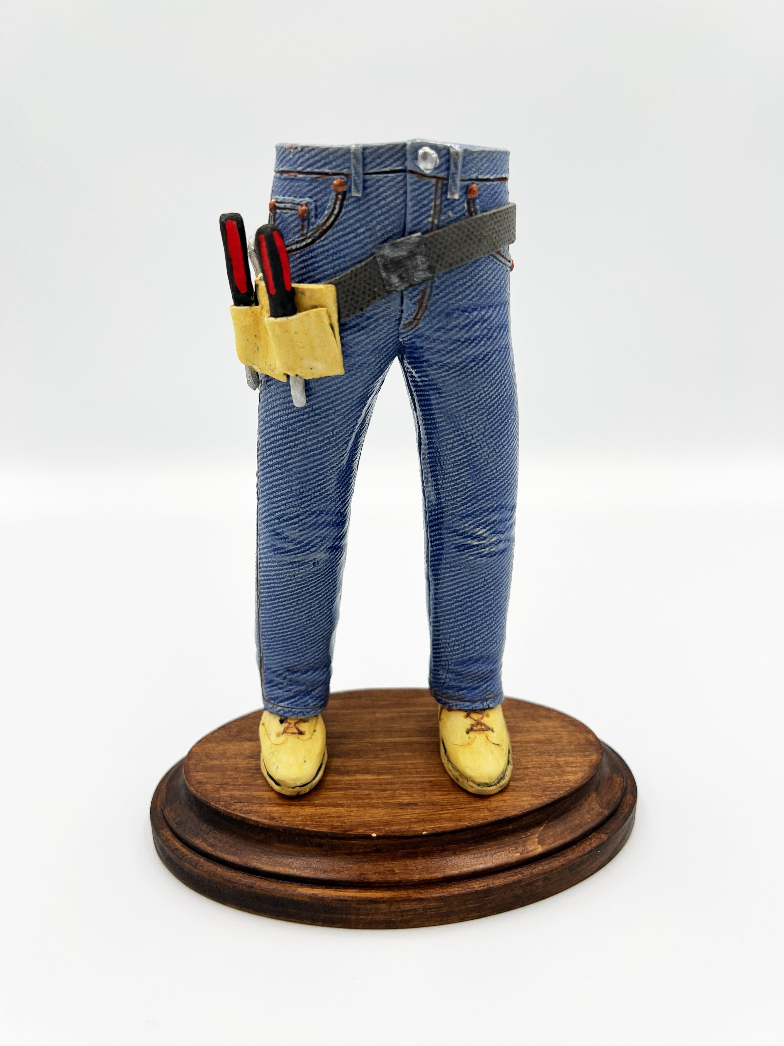 Walkabout Jeans with Construction Belt and Work Boots by Pamela Gross