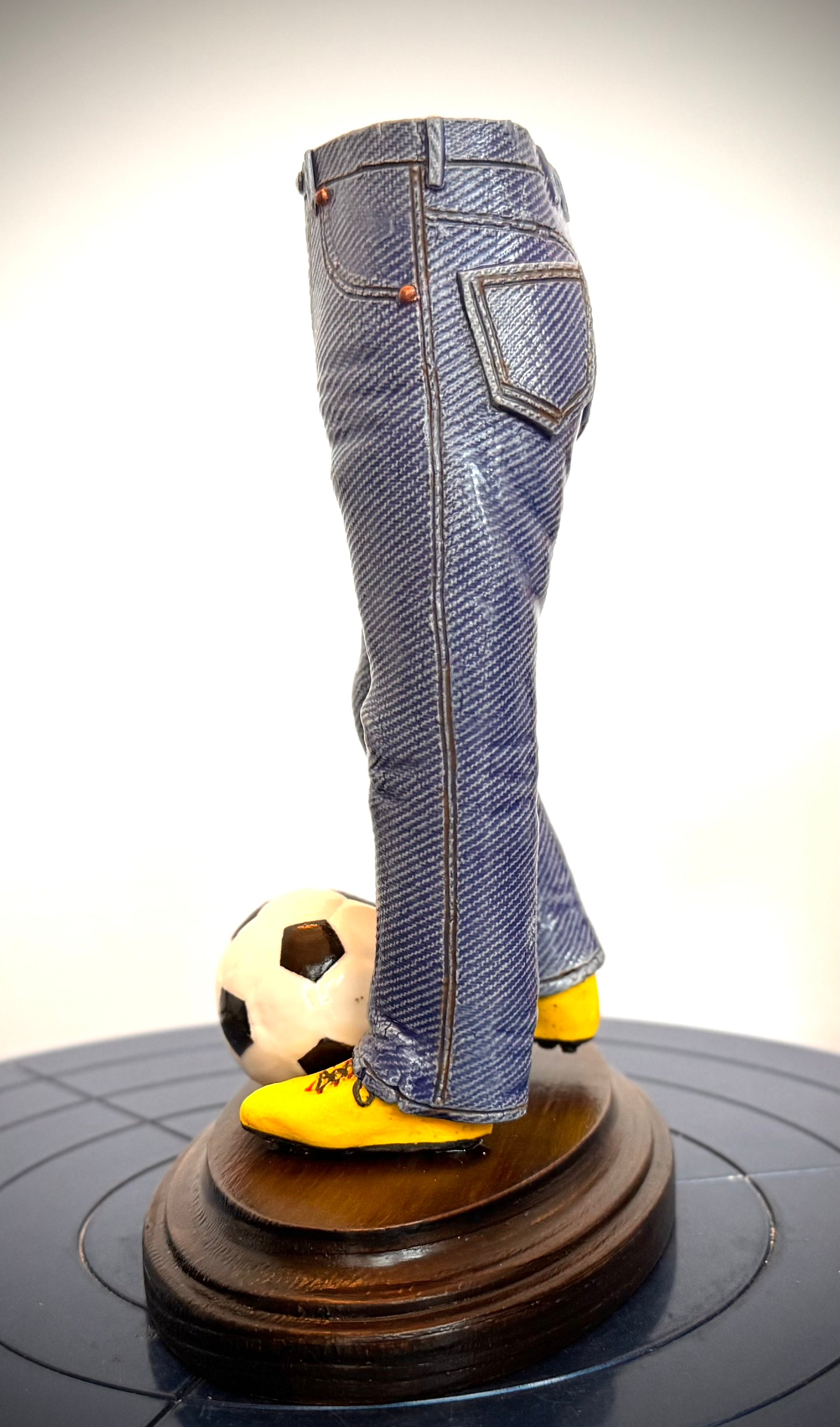 Walkabout Jeans Soccer Player by Pamela Gross