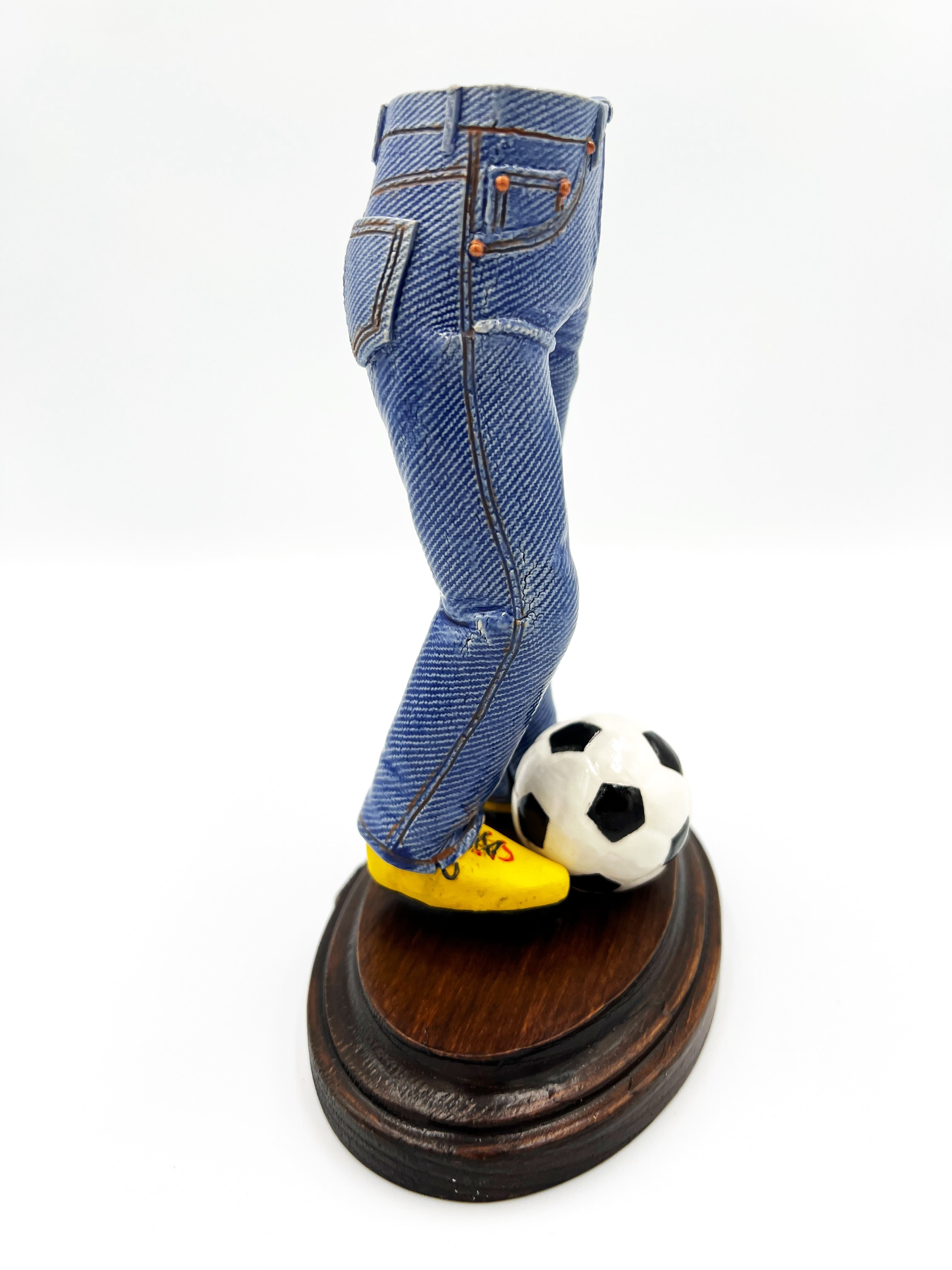 Walkabout Jeans Soccer Player by Pamela Gross