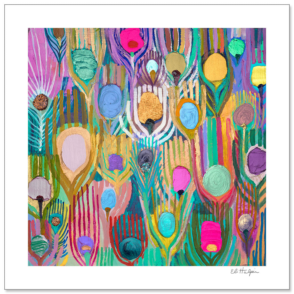 Peacock Wings #1 Print by Eli Halpin + Paper