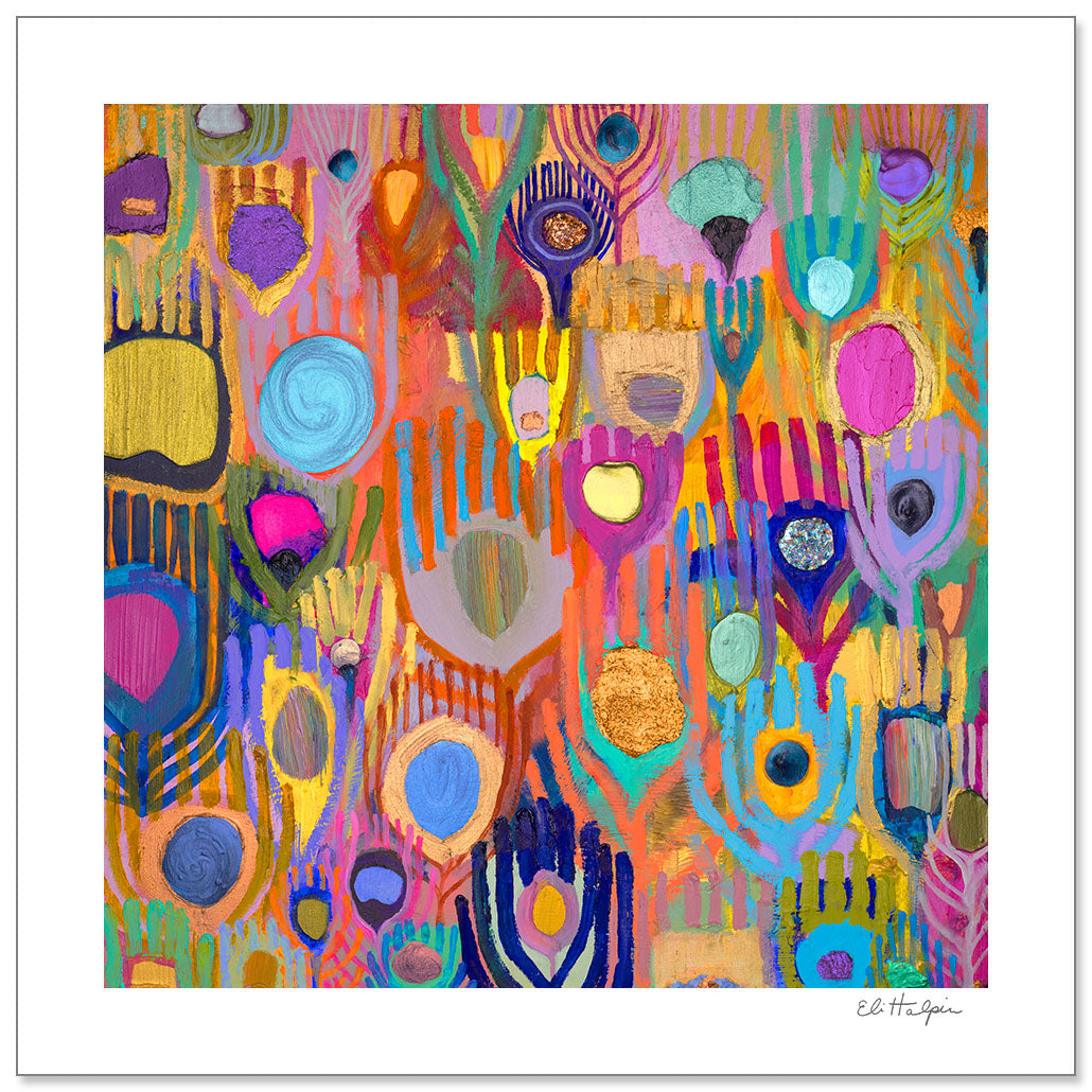 Peacock Wings #2 Print by Eli Halpin + Paper