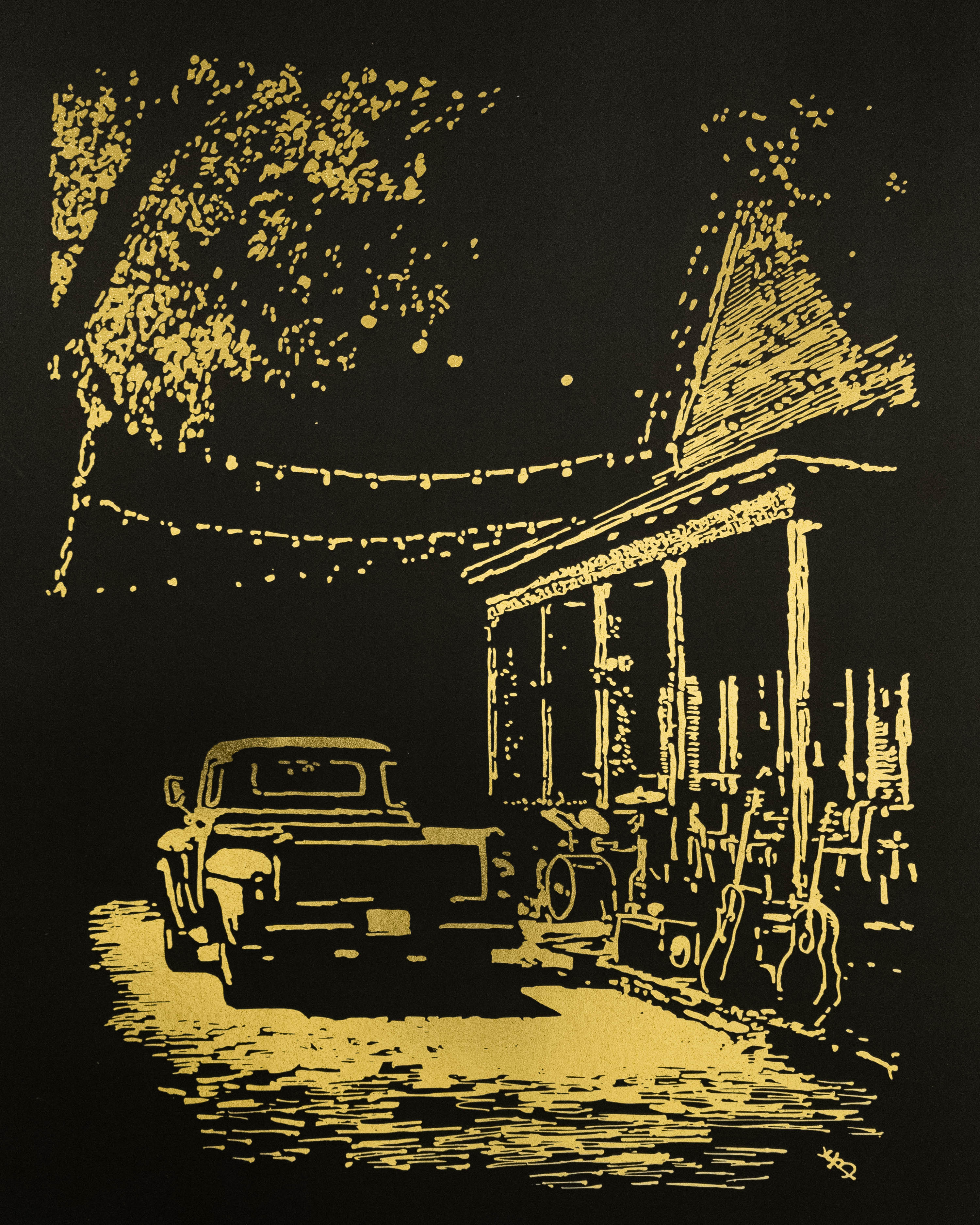 Porch Sessions Print by Victor Selin