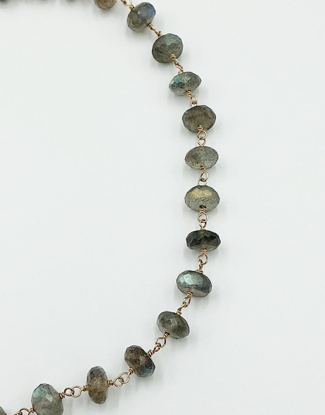 Labradorite and Gold Filled Necklace by Rebecca Frazier Jewelry