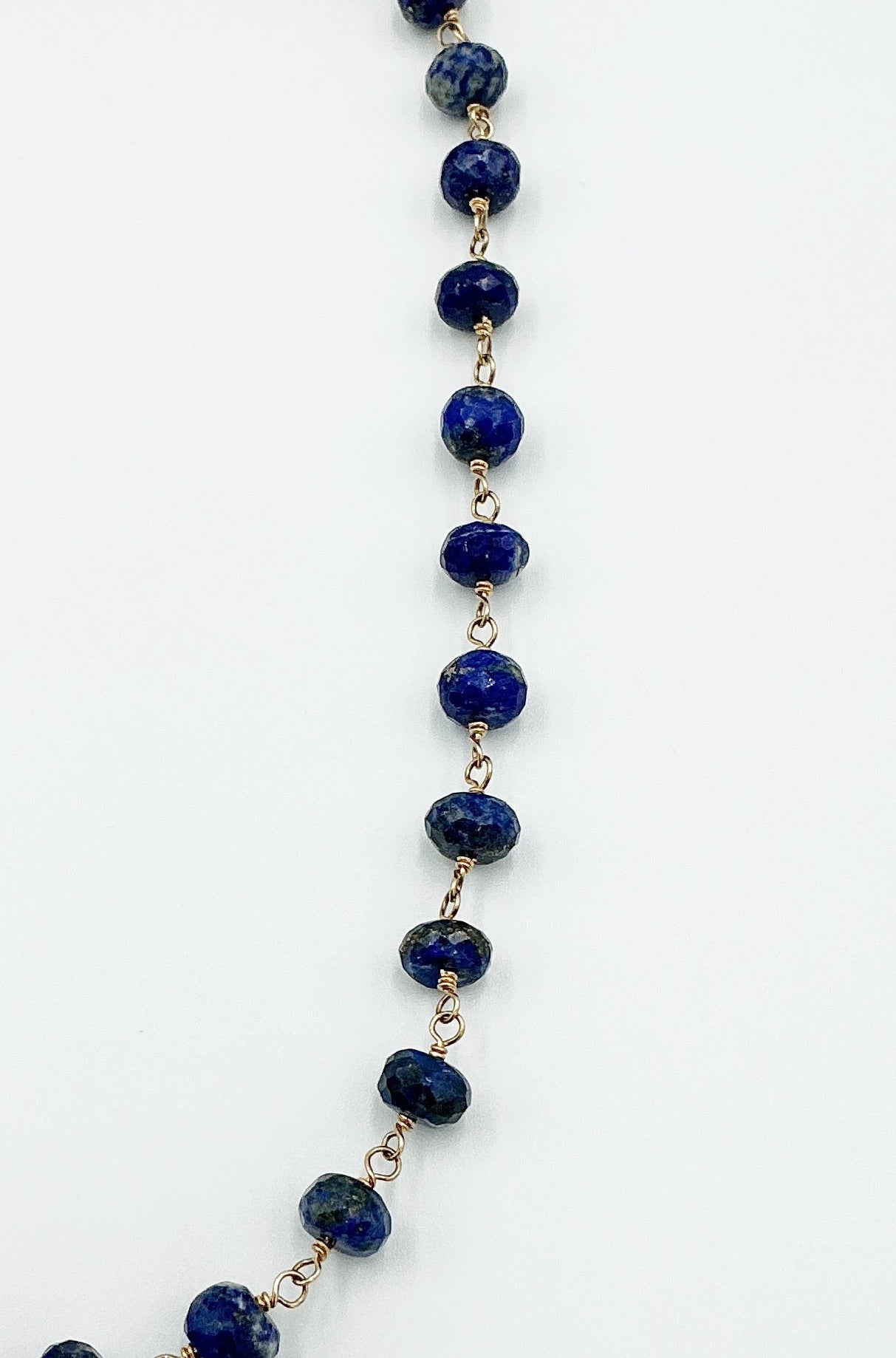 Lapis and Gold Filled Necklace by Rebecca Frazier Jewelry
