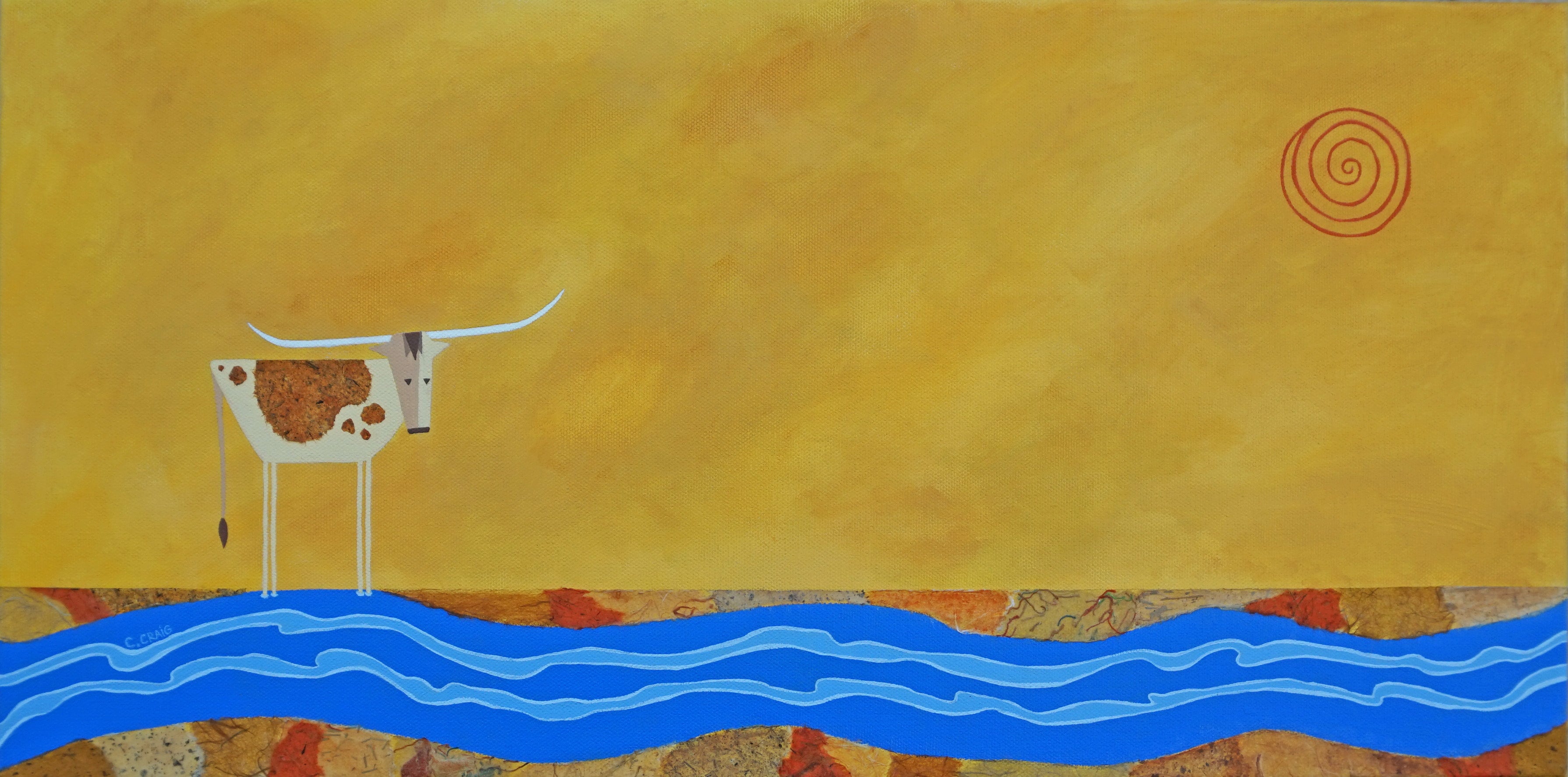 River’s Edge Longhorn by Casey Craig