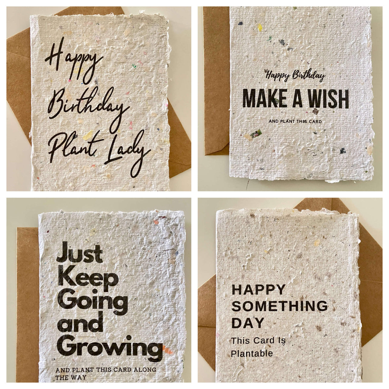 Plantable Greeting Card Selection by Kelly Chambliss of Rockywoods Studio