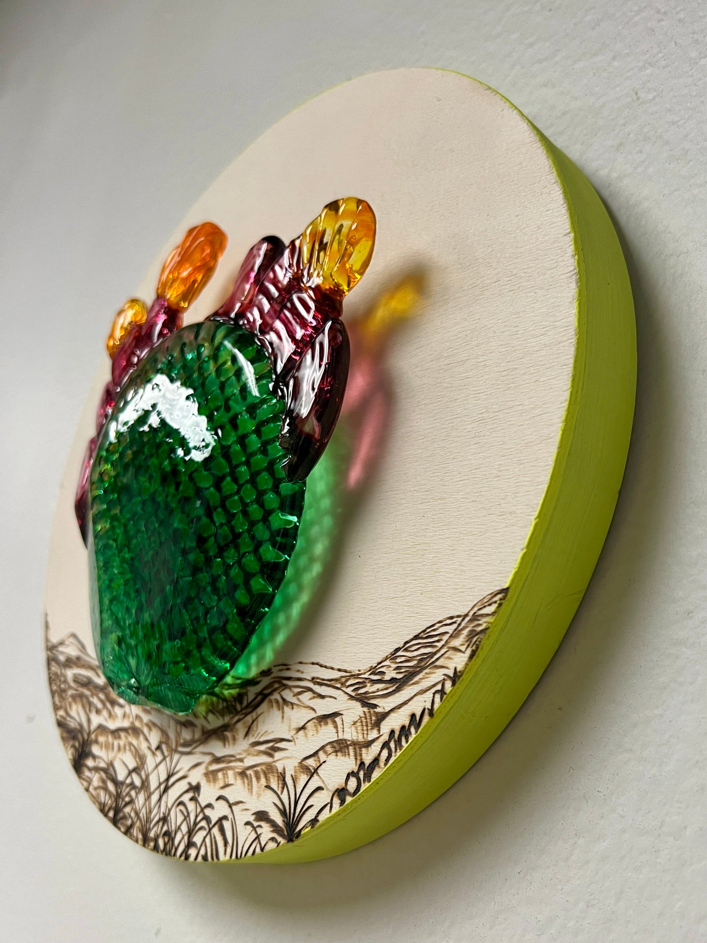 Small Wall Prickle 1 by Ryan Doolittle - Round