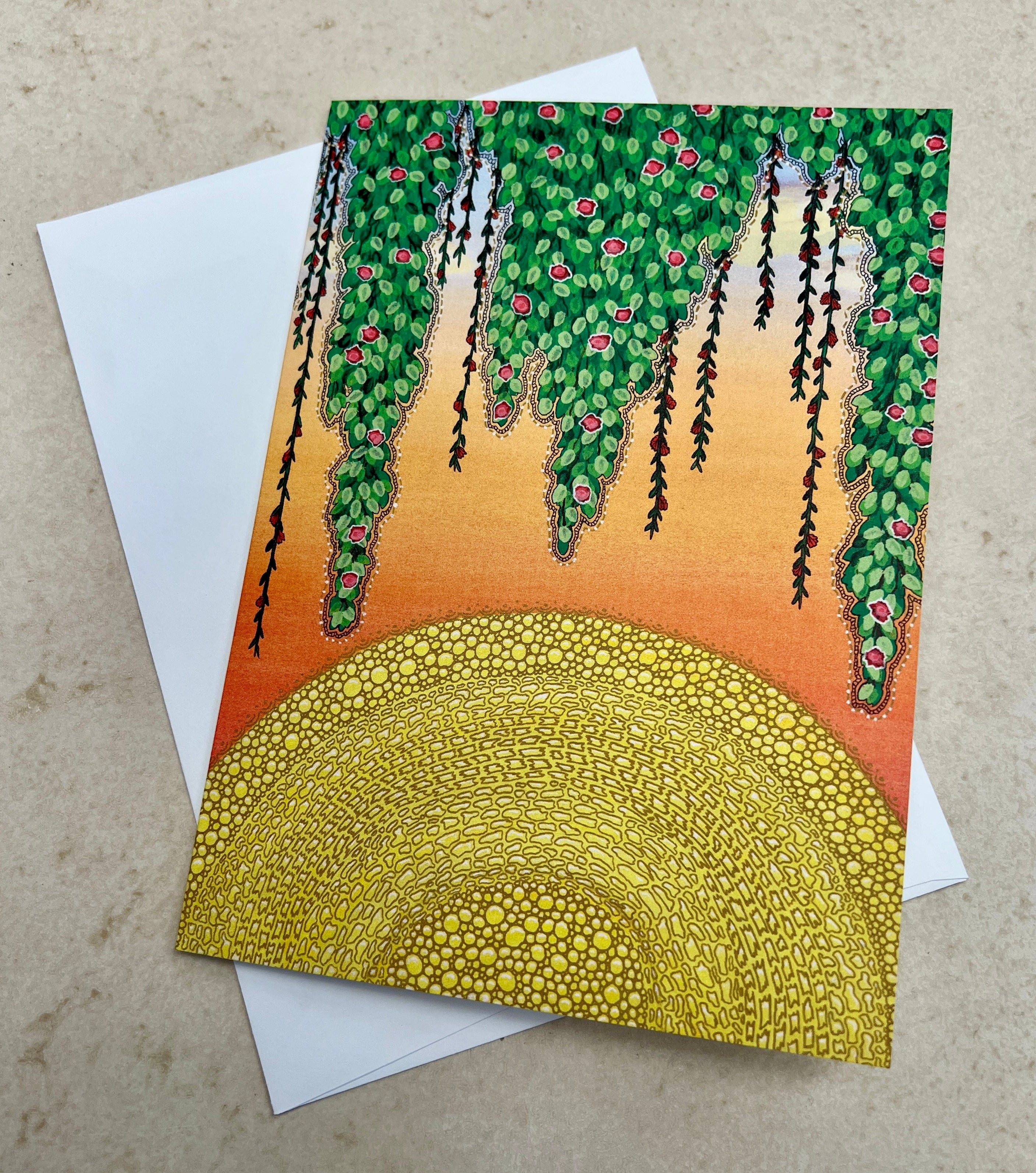 Sunrise, Sunset Greeting Card by Sarah Figueroa