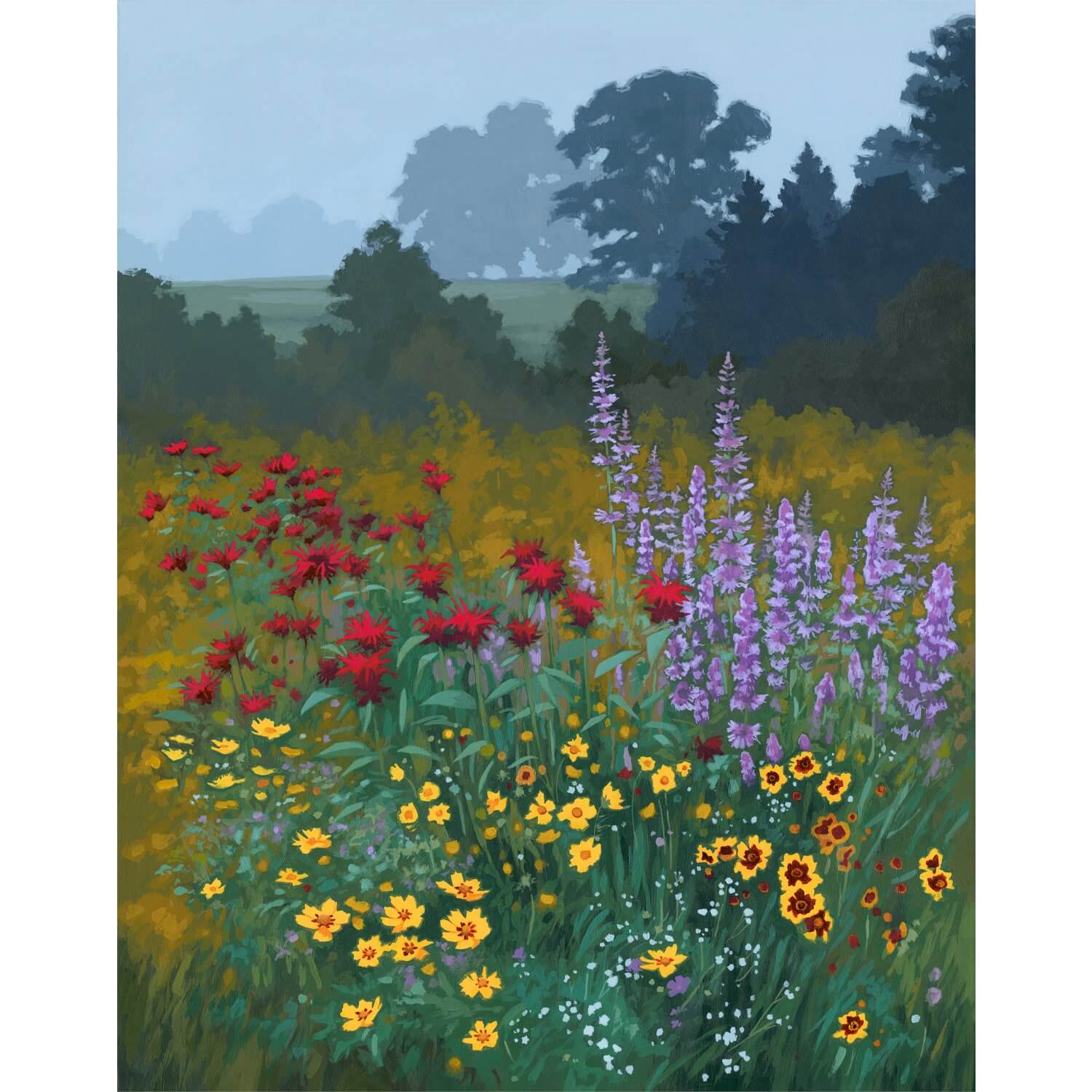 Summer Meadow Print by Sarah Moore