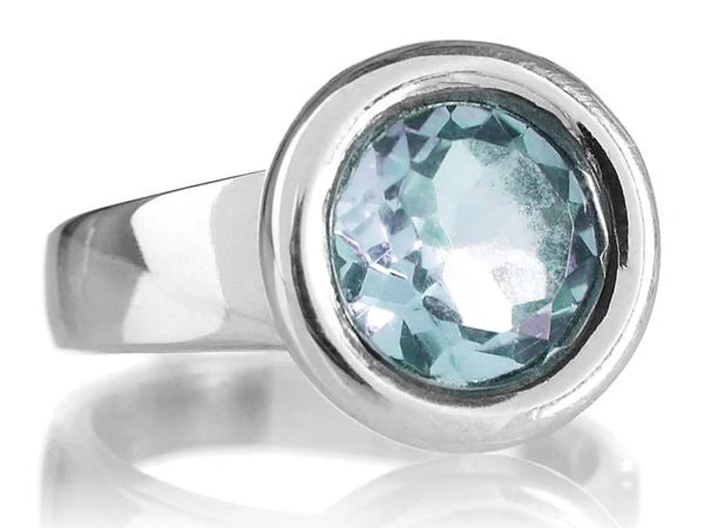 Barcelona Gaudi Circle Classic Stone Rings by Sikara & Co.