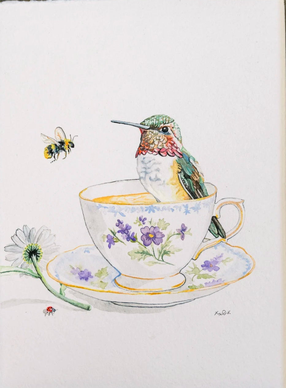 Tea Time Print by Alex Quirk - Limited Print