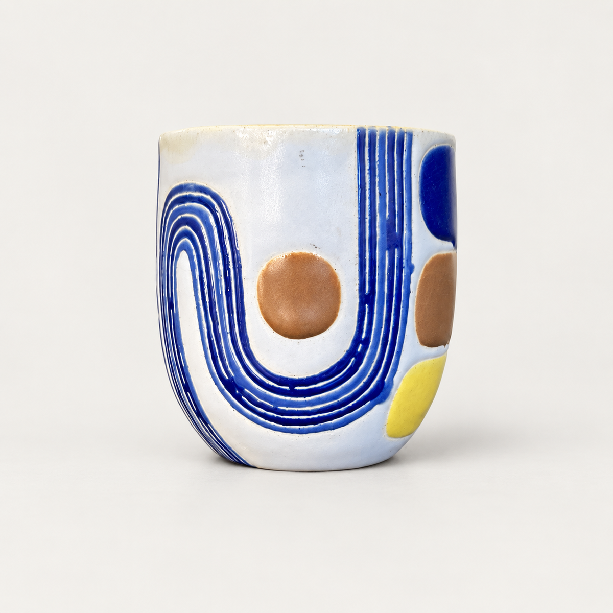 Sunlit Current Cup by Ephemeral Pottery