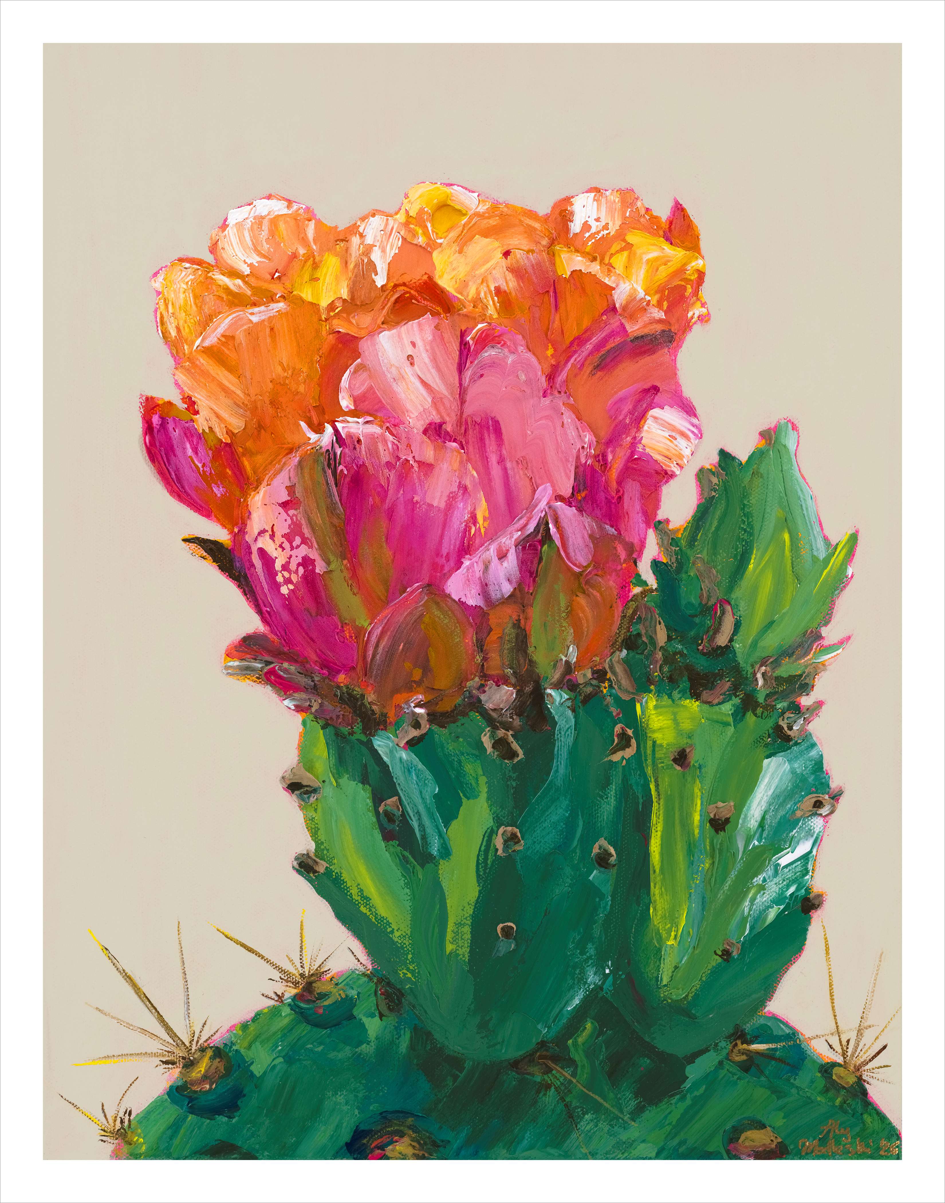 Violet Crown Bloom Print by Aly Modleski