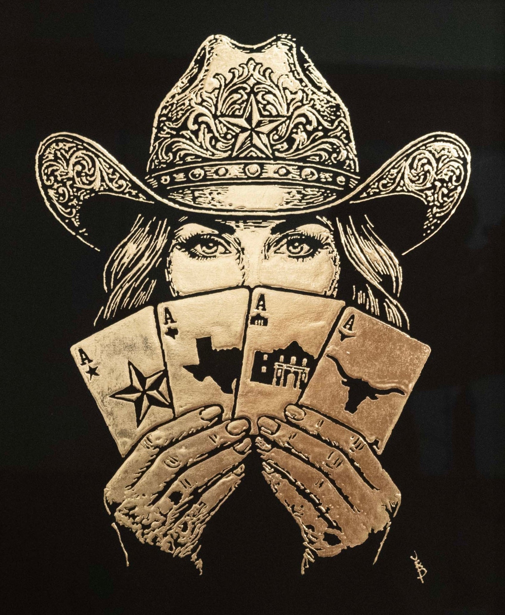 Ace of Texas Print by Victor Selin