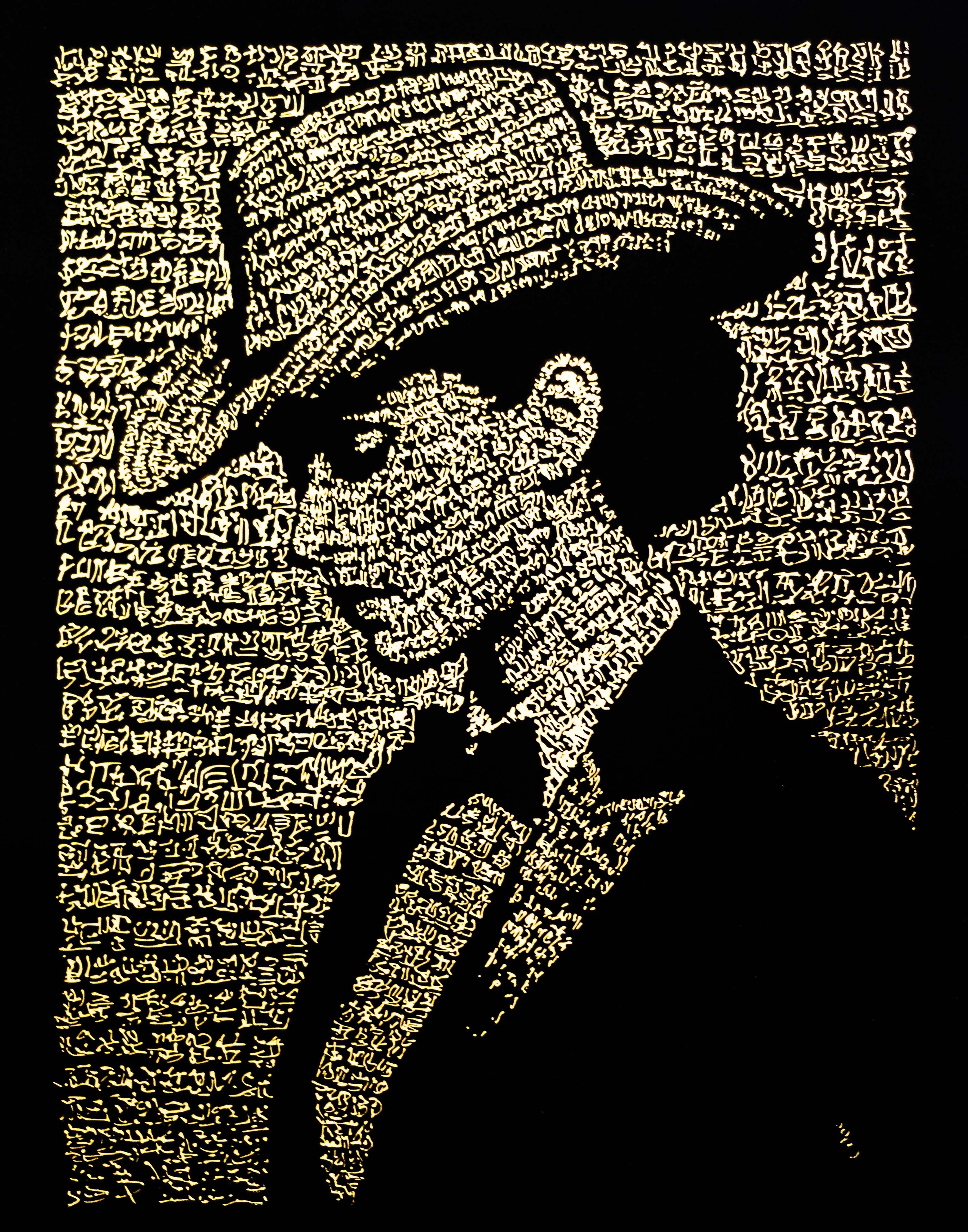 Habeas Cursive Print by Victor Selin