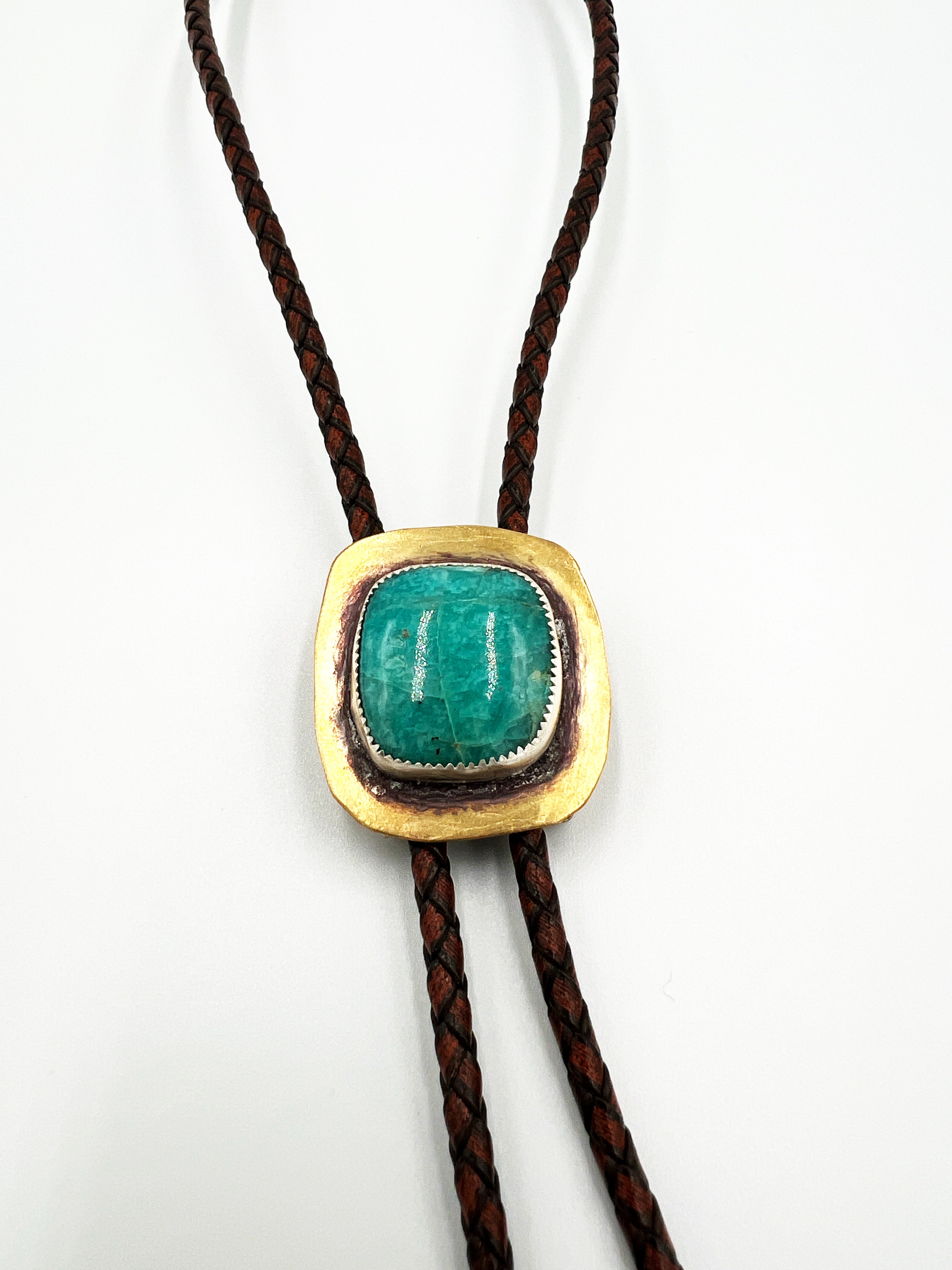 Amazonite Square Bolo Tie by & The Minotaur