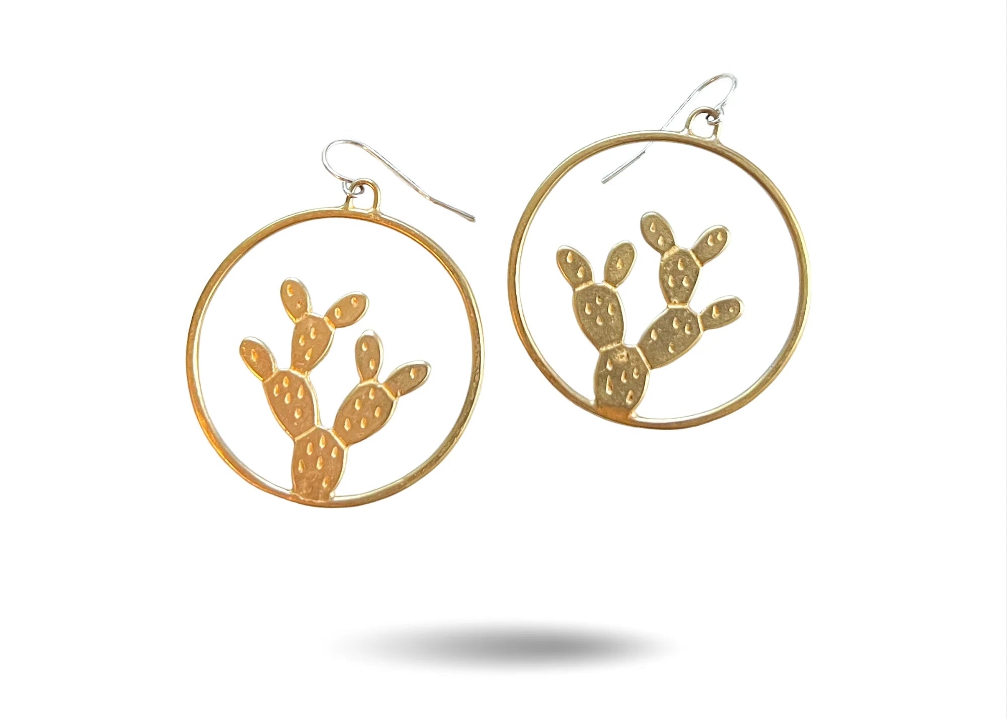 Cactus Hoop Earrings by & The Minotaur