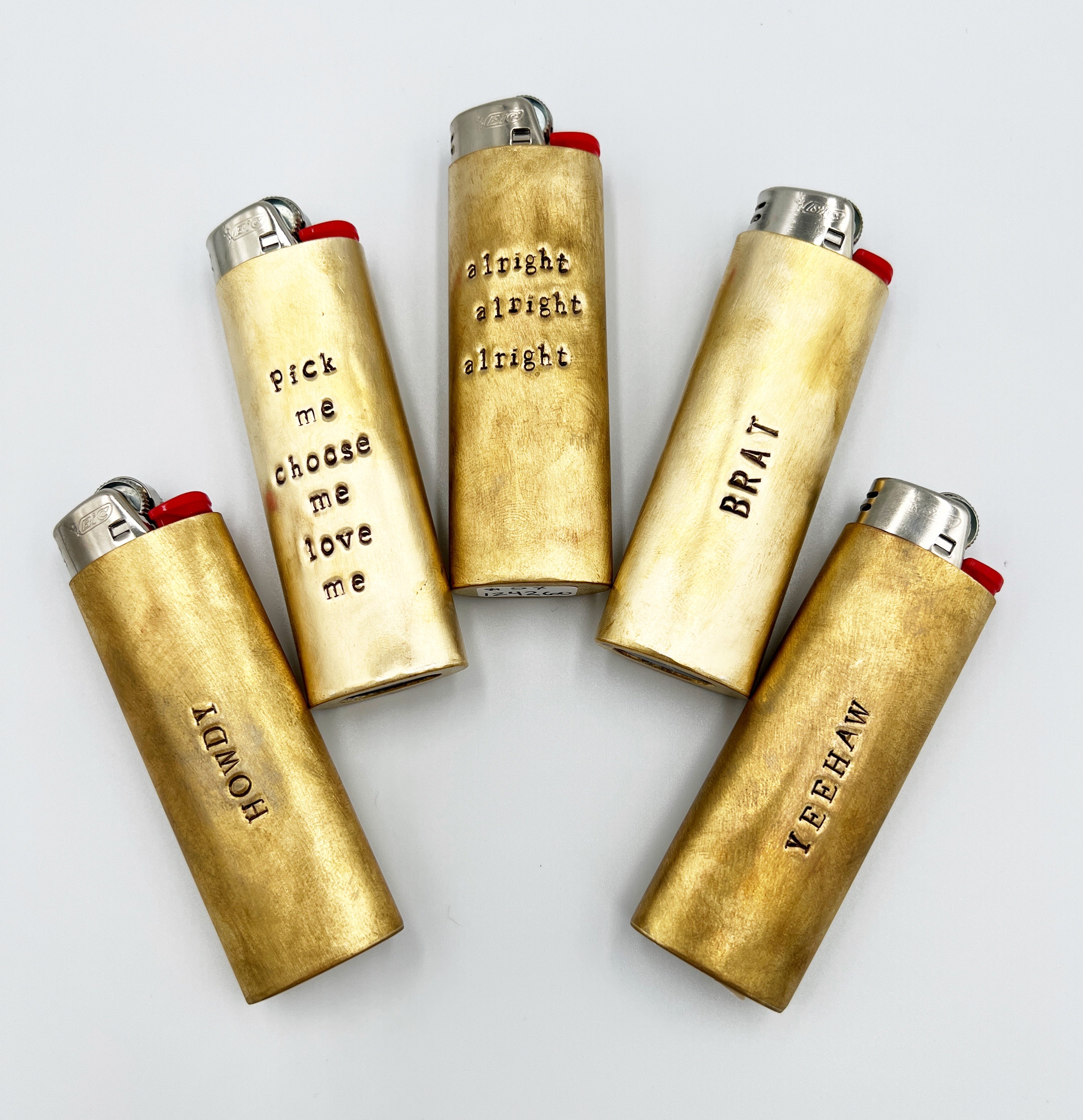 Brass Lighter Covers by & The Minotaur