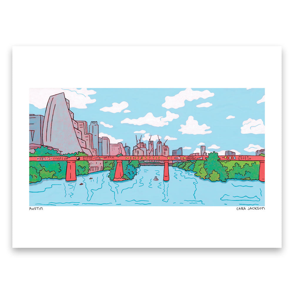 Austin Print by Cara Jackson + 12"x16"