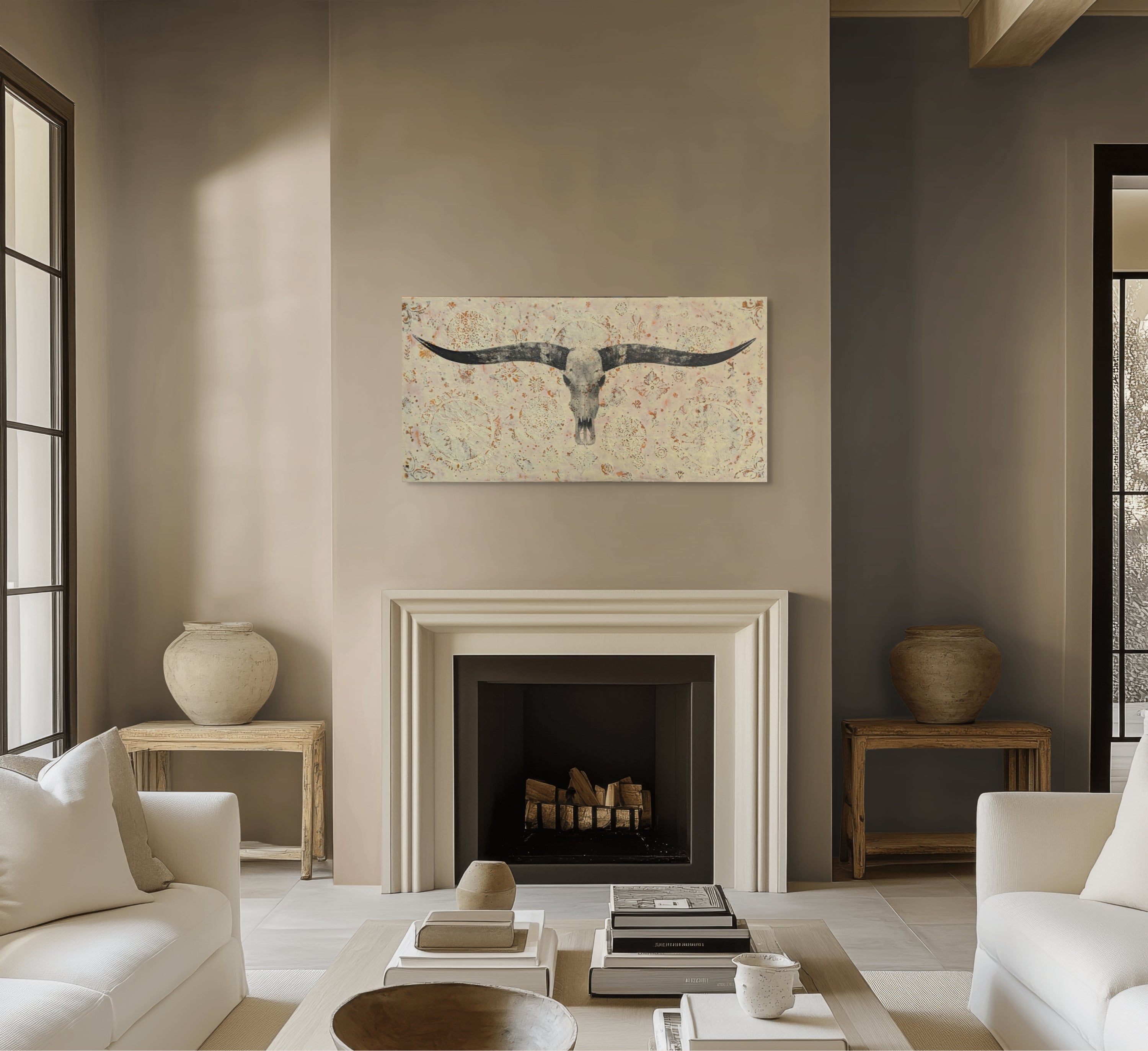 Fierce Longhorn by Carol Aaron