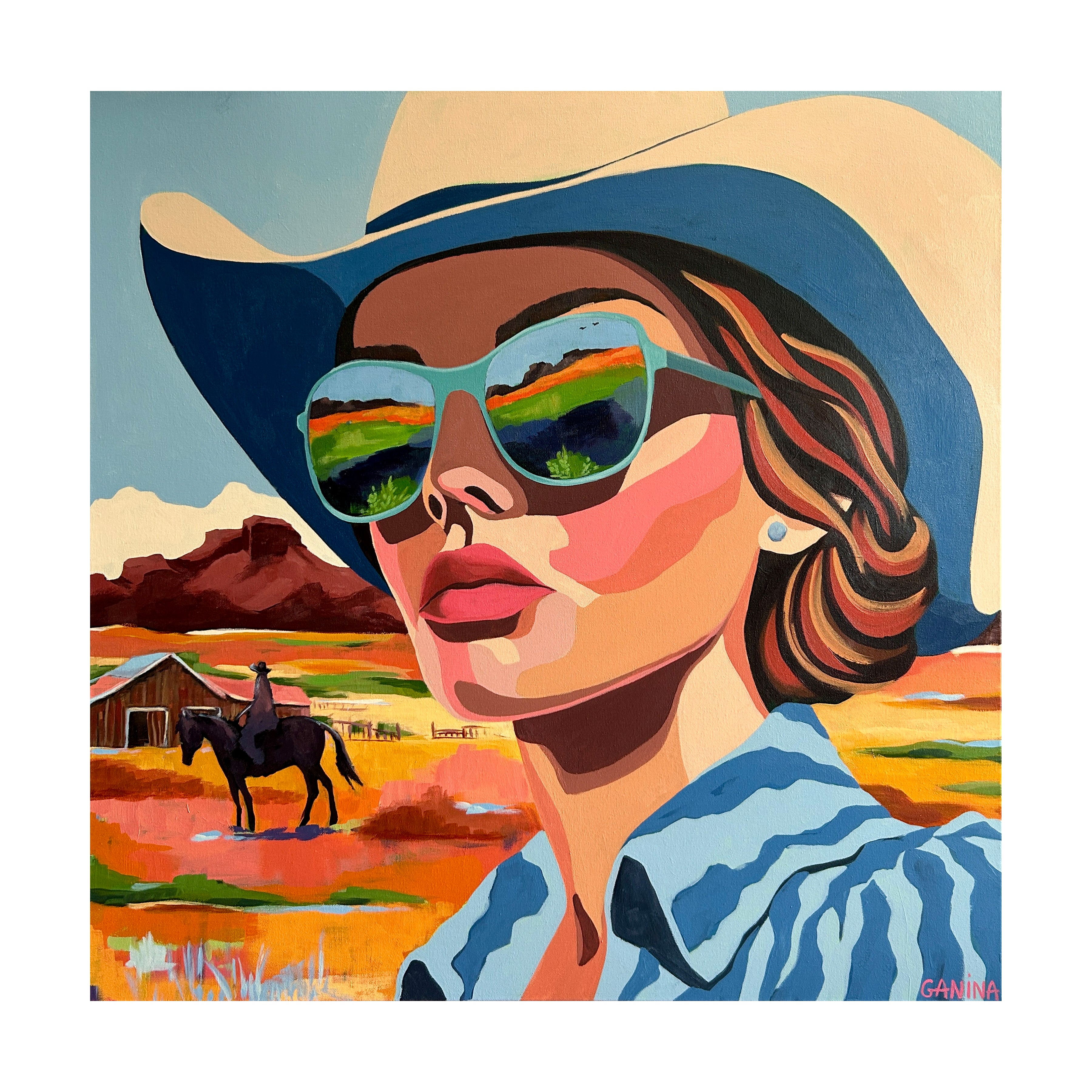 Desert Lullaby Print by Anna Ganina