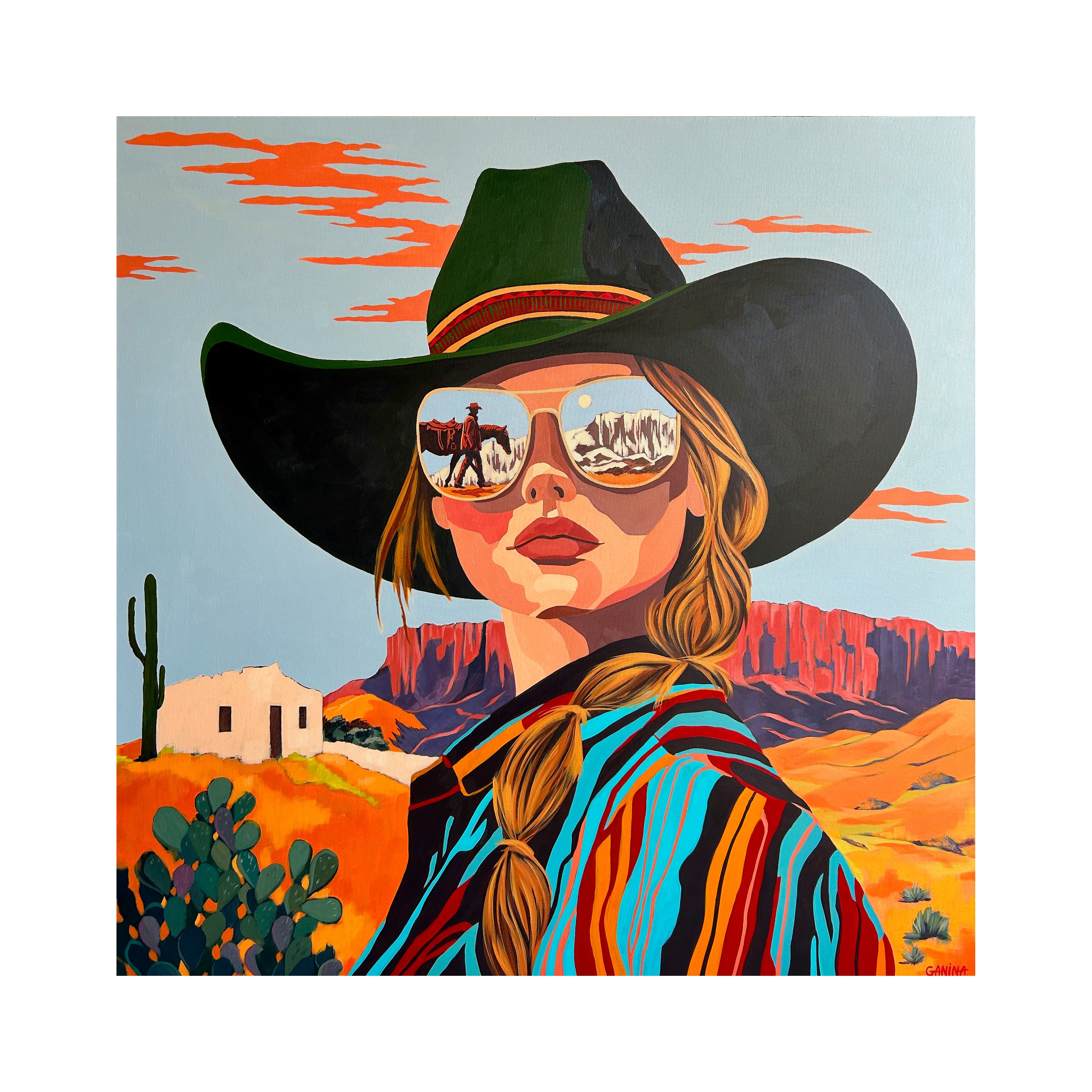 Fade Into You II : Reflection Print by Anna Ganina