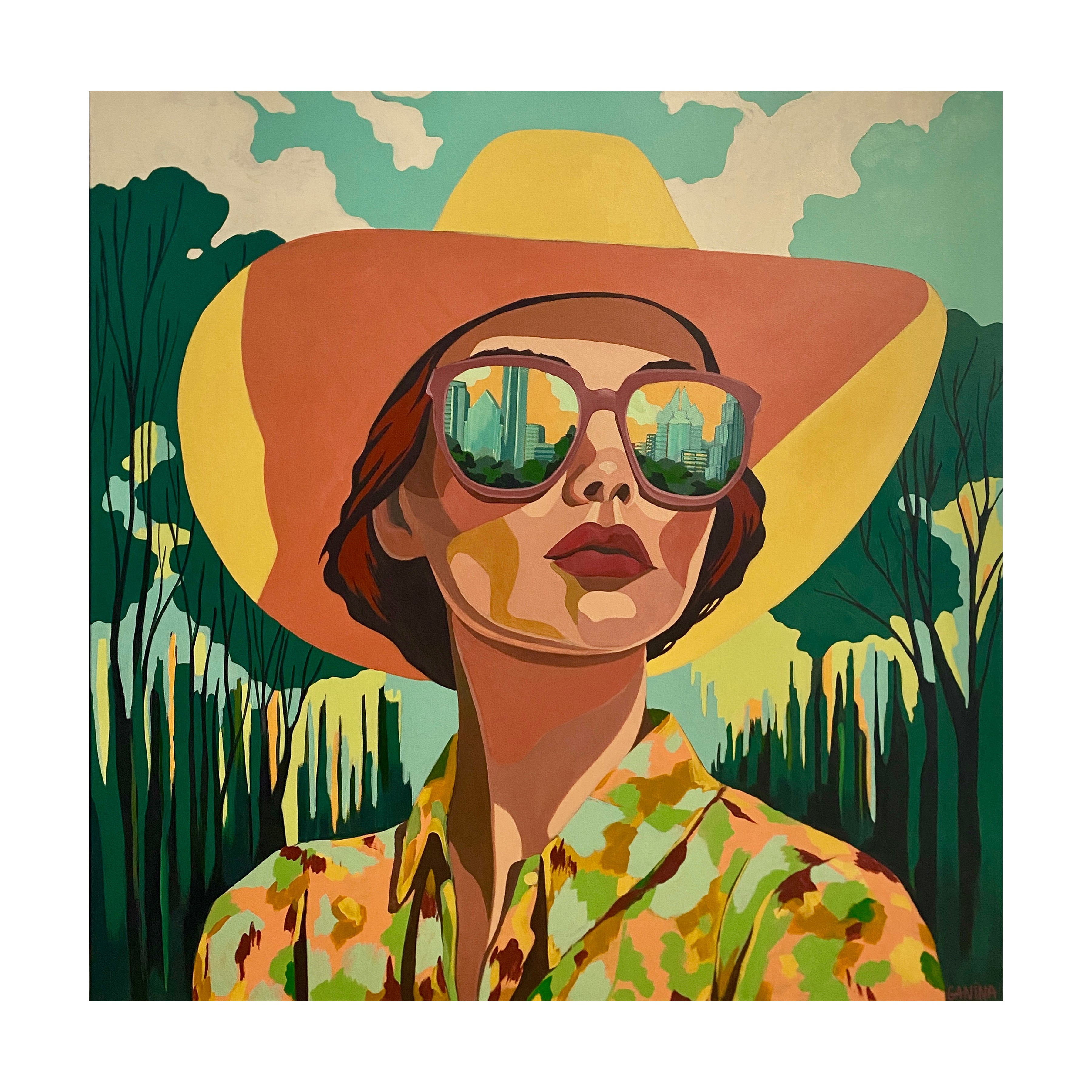 Golden Hour Print by Anna Ganina