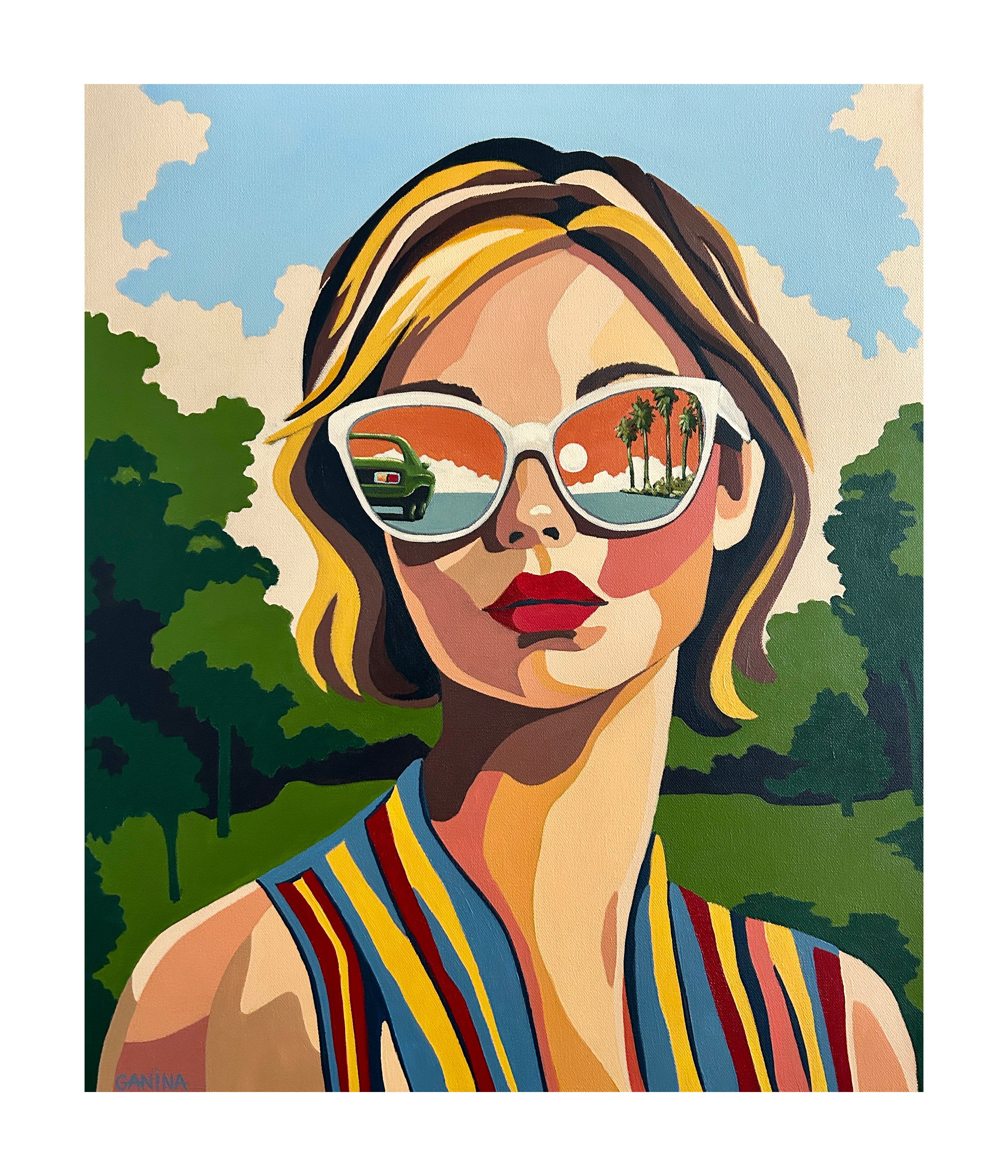 Southbound Print by Anna Ganina