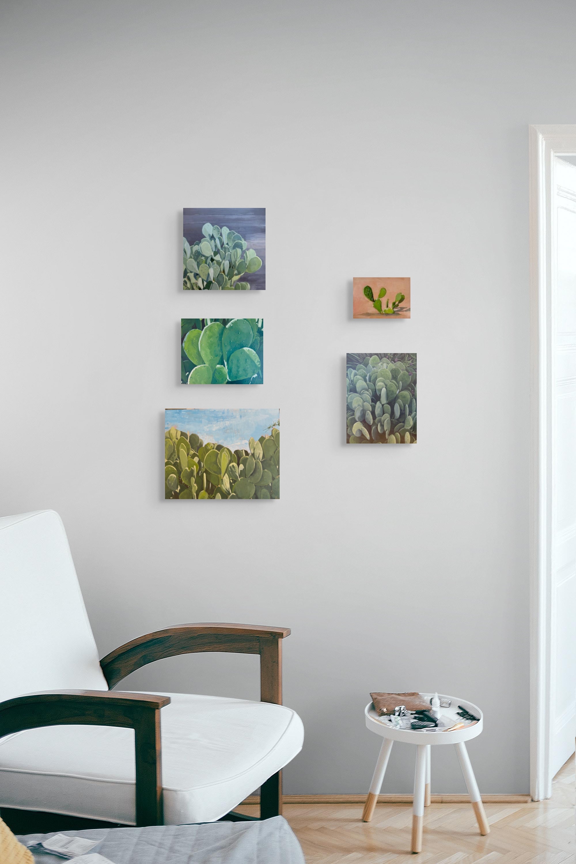 Prickly Pear On The Fence by Leigh Ann Torres